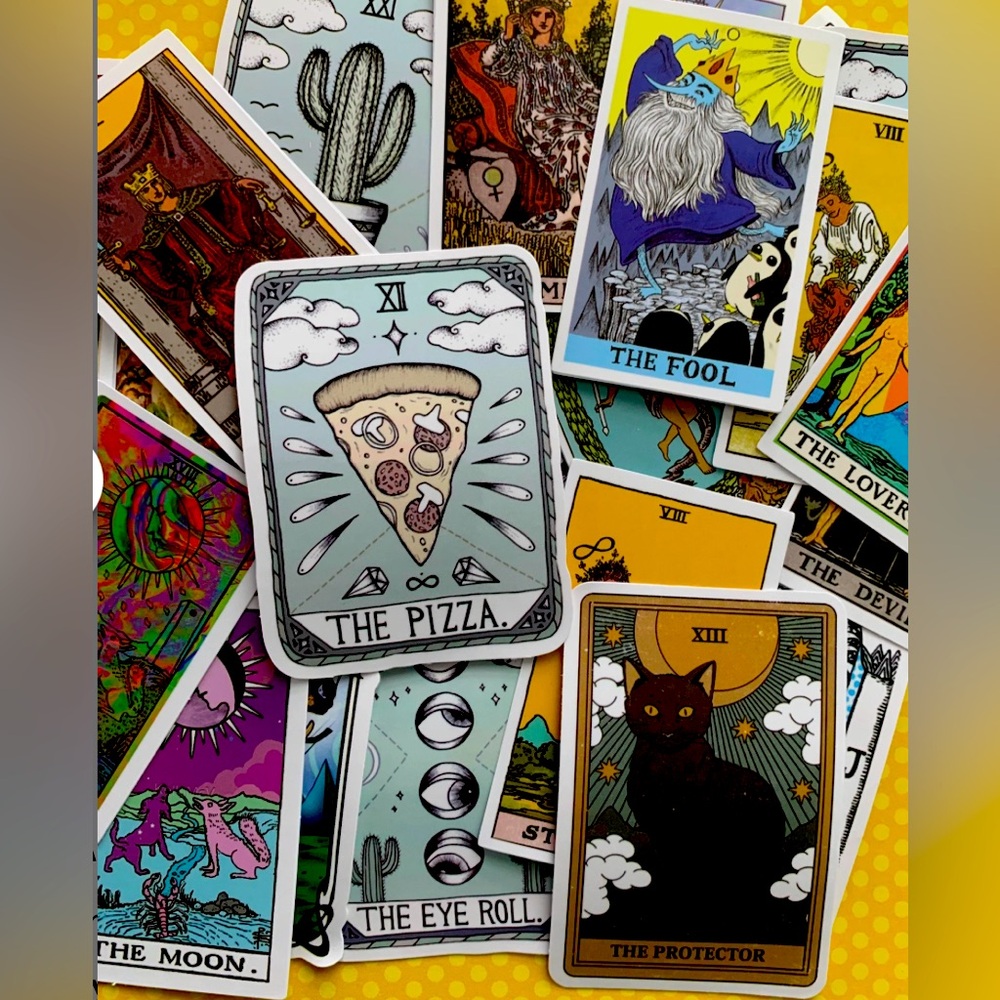 TAROT CARD STICKERS